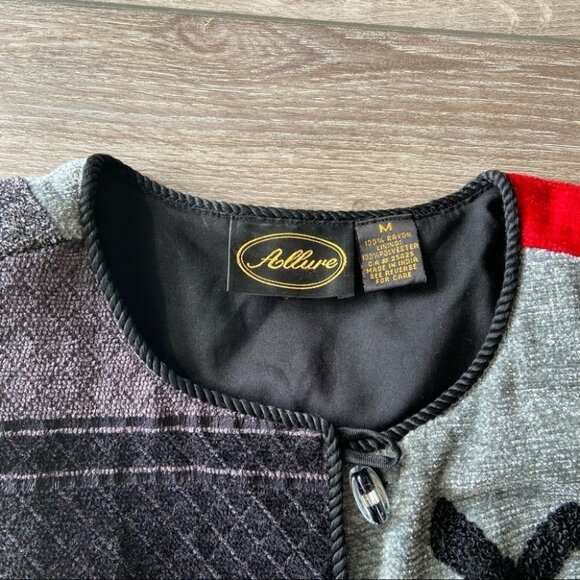 Allure Vintage Patchwork Embroidery Button Jacket - Picture 7 of 16